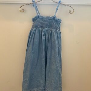 Janie and Jack Blue Denim Jumpsuit